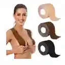 Cinta Sostén Invisible Tipo Rollo 5mts * 5cm Levanta Busto - Color Café