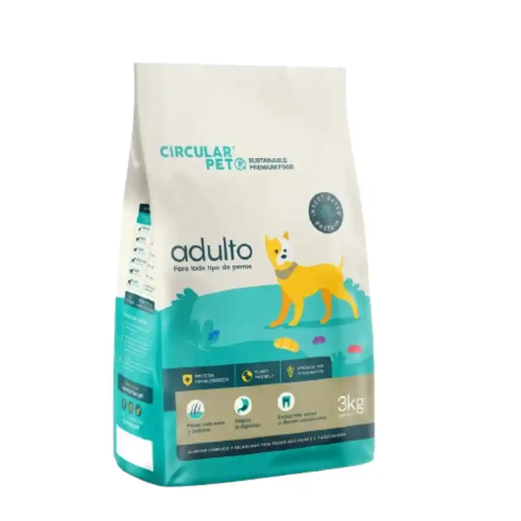 Circular Pet, Alimento Perro Adulto Toda Raza Proteína Insectos (3 Kg)