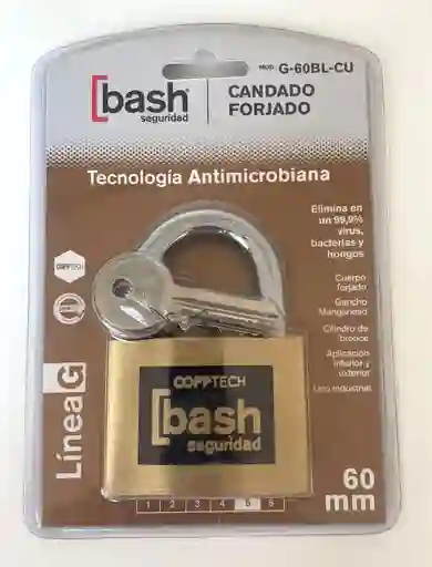 Bash Candado G60 (forjado)