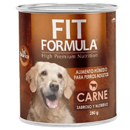 Alimento Humedo Perros Fit Formula Adulto Carne 280g