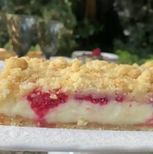 Barra Crumble Limón Frambuesa