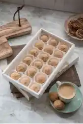 Caja Bolitas De Miga Empolvadas