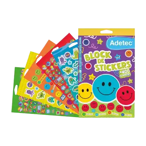 Block De Stickers Motivacionales + 400 Stickers