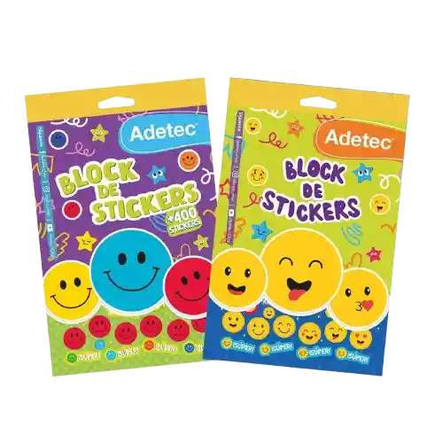 Block De Stickers Motivacionales + 400 Stickers