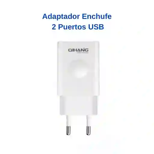 Cargador Rápido Usb 2 Puertos - 2.4a