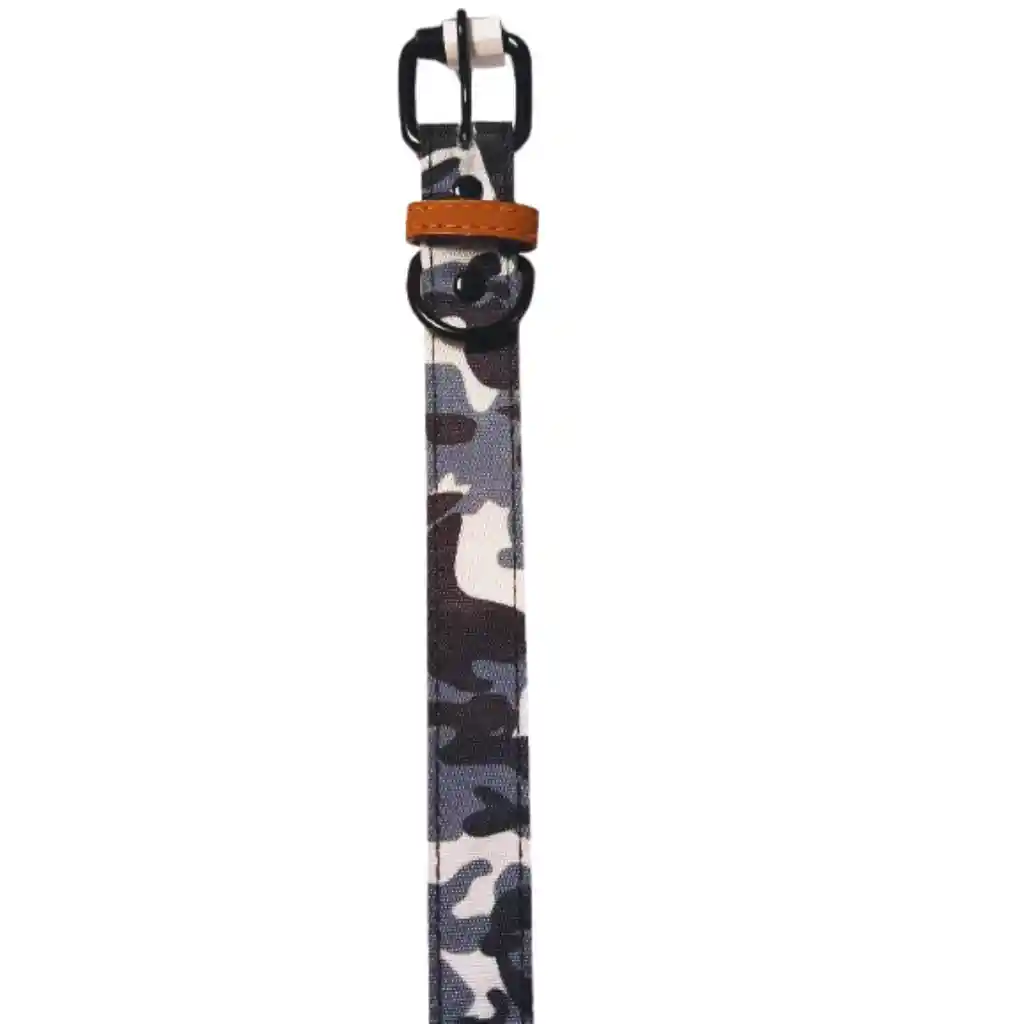 Collar Estampado Militar Para Perros