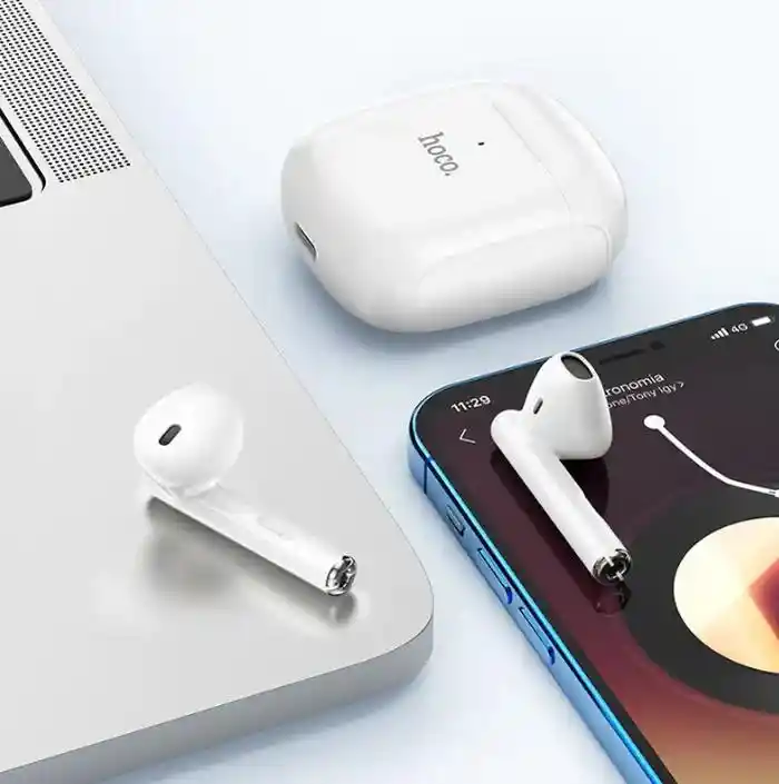 Audífonos Bluetooth Inalámbricos Hoco Ew19 Plus Blanco