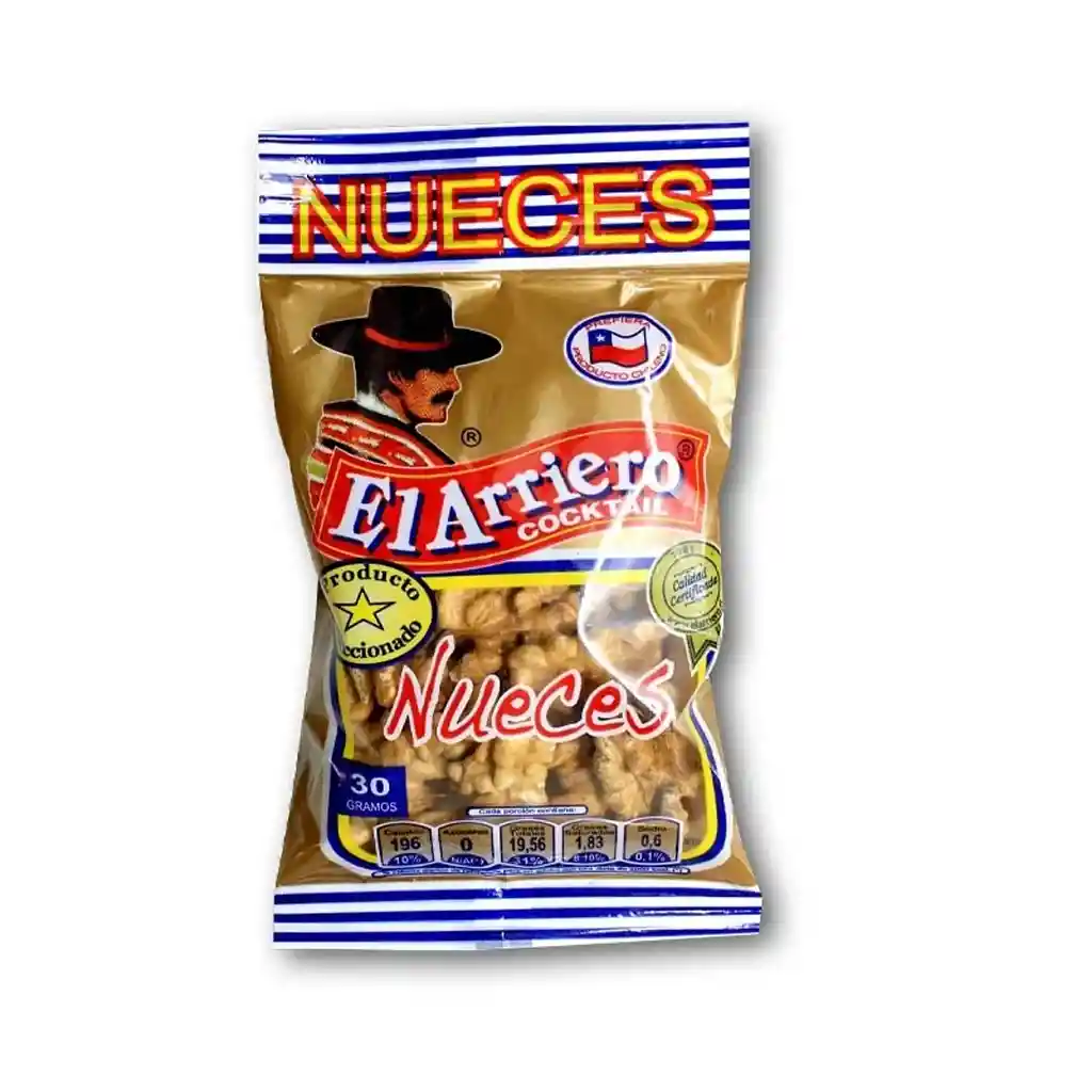 Nueces El Arriero 30gr