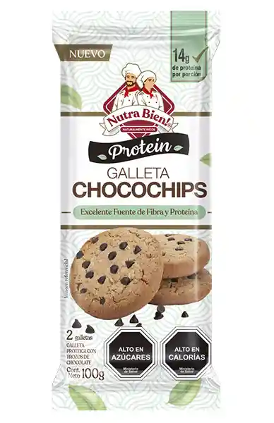 Galleta Protein Chocochips Nutra Bien 100gr