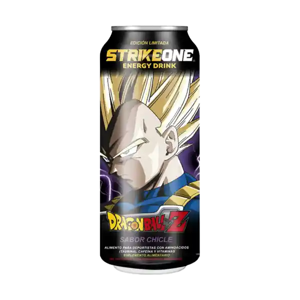 Energetica Strike One Dragon Ball Z Sabor Chicle 473ml