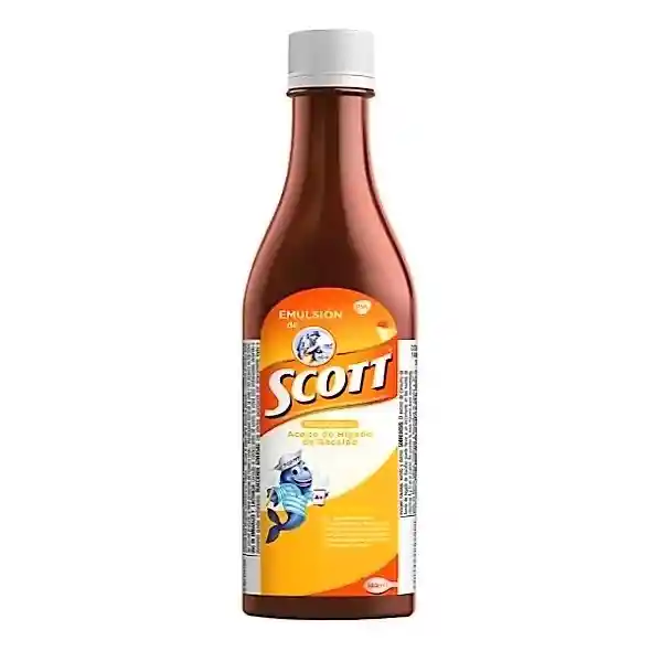 7707172681077emulsion De Scott Aceite De Bacalao Tradicional 360ml