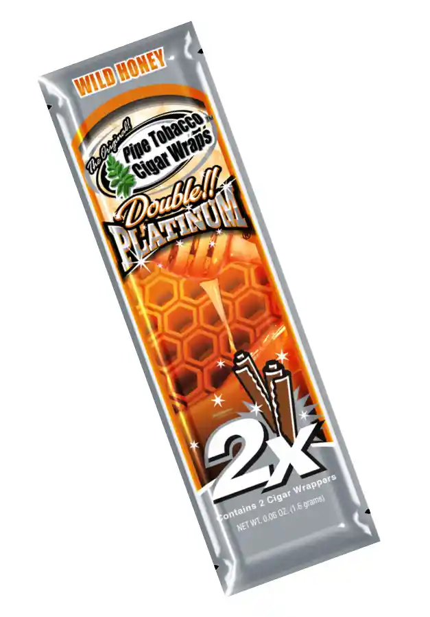 Papel Blunt Wrap Platinum Wild Honey X2 1.6gr