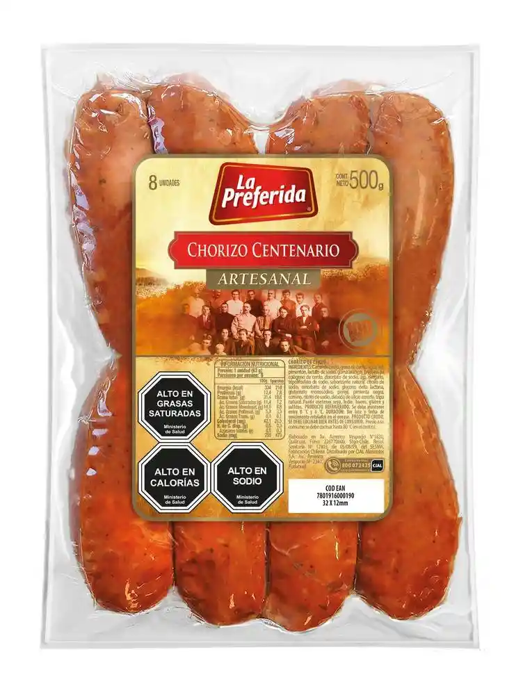 Chorizo Artesanal La Preferida 200gr