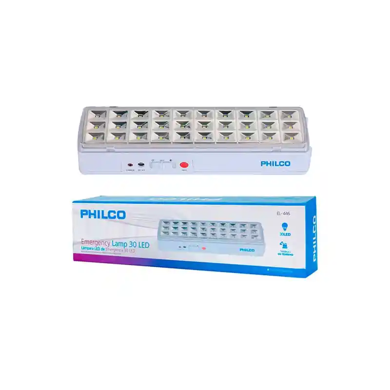 Lámpara De Emergencia 30 Led Philco