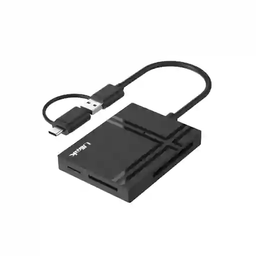 Lector De Memoria Universal Usb 3.0 5 En 1 Con Adaptador Usb C / Mod. Ul-rd500