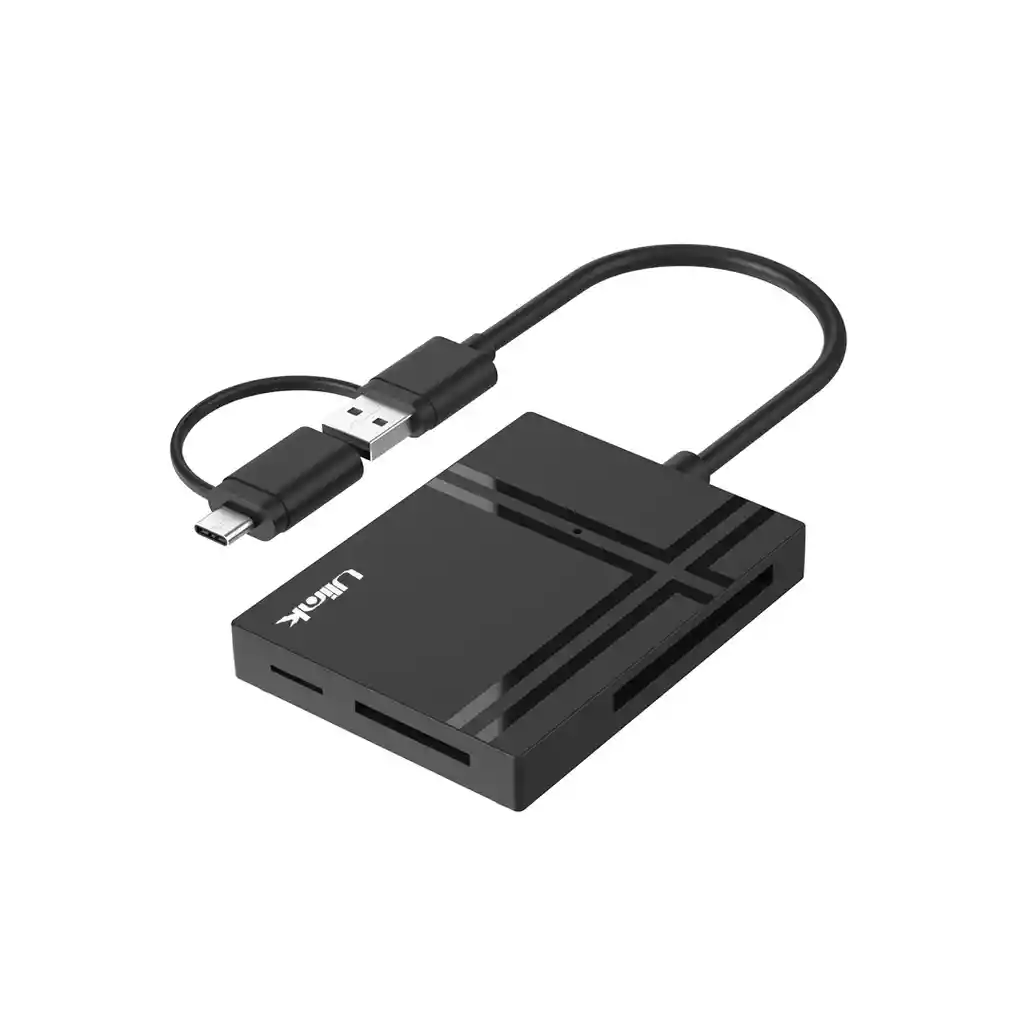 Lector De Memoria Universal Usb 3.0 5 En 1 Con Adaptador Usb C / Mod. Ul-rd500