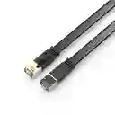 Cable Red Hp Cat7 3 Metros Blindado Negro