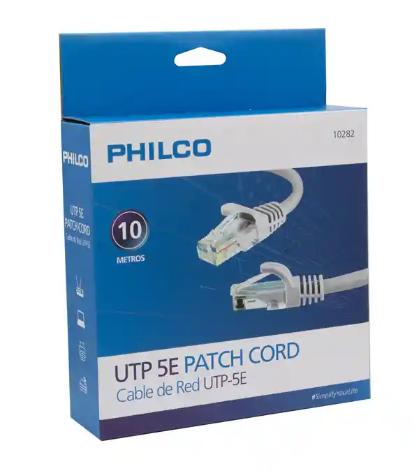 Cable De Red Philco 10 Metros