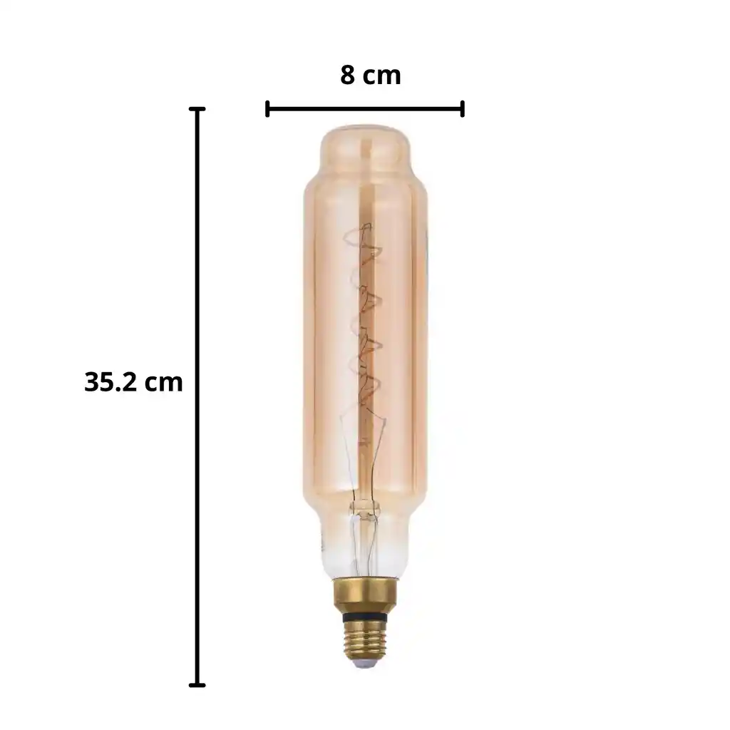 Ampolleta Led Filamentos E27 4w Luz Cálida