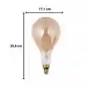 Ampolleta Led Filamentos E27 8w Luz Cálida Tipo Gota