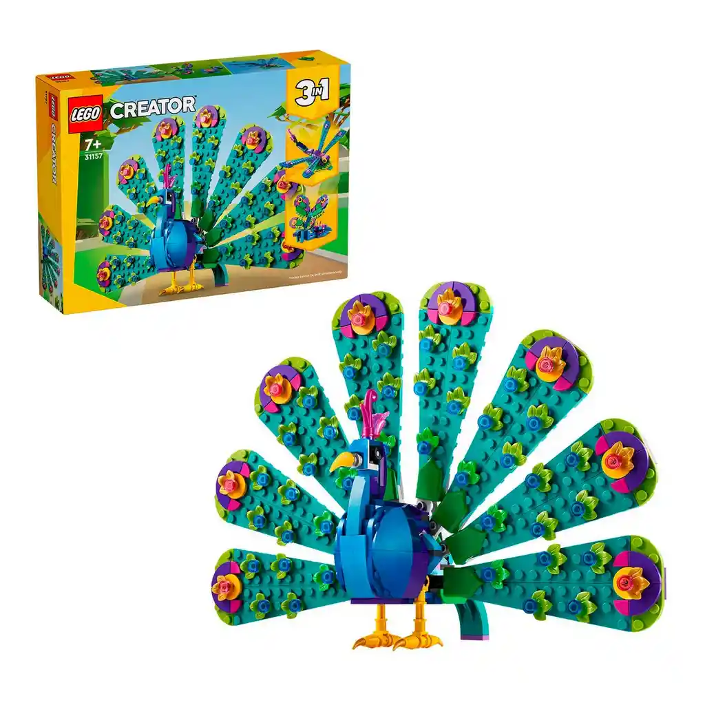 Pavo Real Exótico Lego Creator