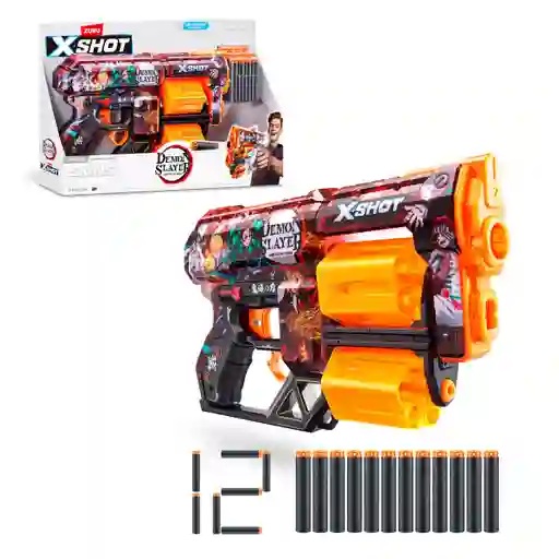 Lanza Dardos Menace Skins Dread Demon Slayer Con 12 Dardos X-shot