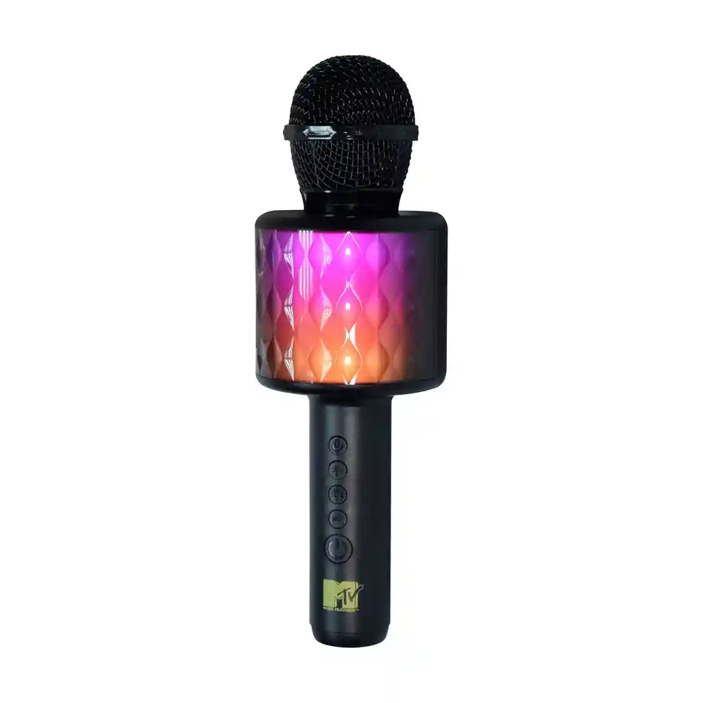 Micrófono Karaoke Bluetooth Con Luces Mtv