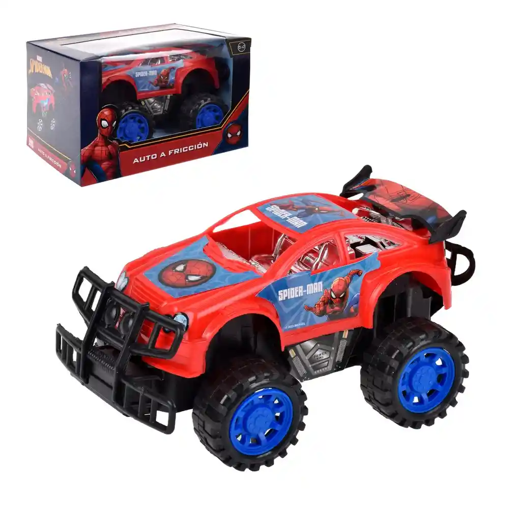 Auto A Friccion Spiderman 18 Cms