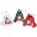 Pack De 3 Campanas De Navidad De Hierro