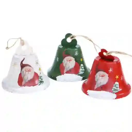 Pack De 3 Campanas De Navidad De Hierro