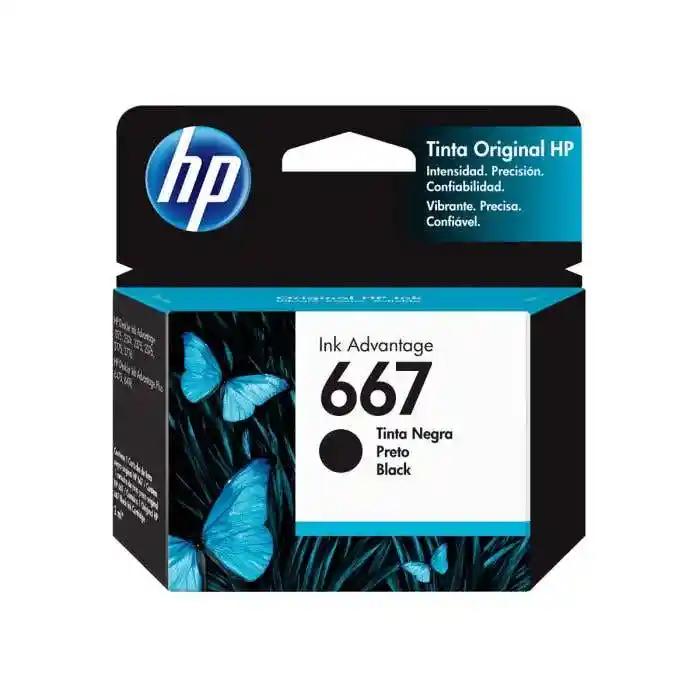 Tinta Hp 667 Negra