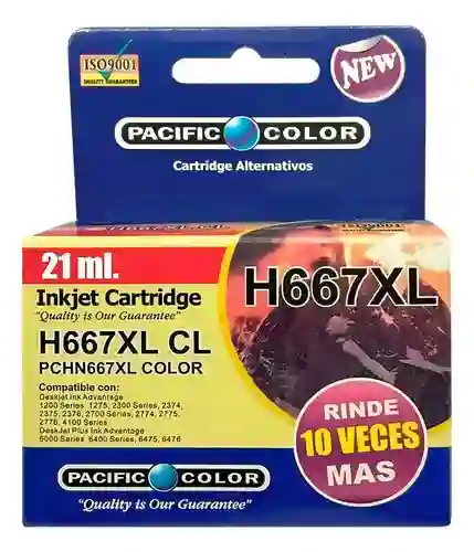 Tinta Pacific Color 667 Xl Color