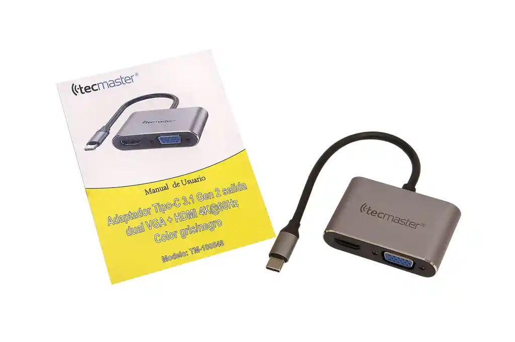 Adaptador Tipo C A Hdmi/vga Tecmaster