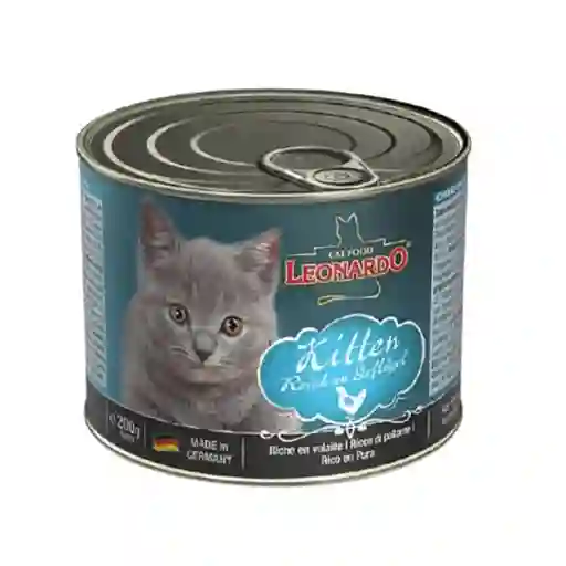 Leonardo, Alimento Húmedo Para Gatos Kitten (200 Gr)