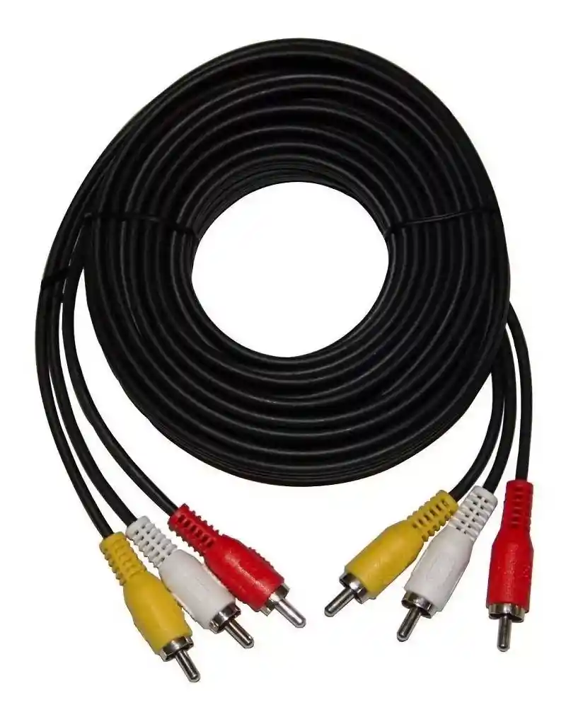 Cable 3 Rca A 3 Rca 5 Mts.