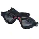 Lentes De Natacion Adulto Barracuda Aquasport Silicona Negro Con Rojo