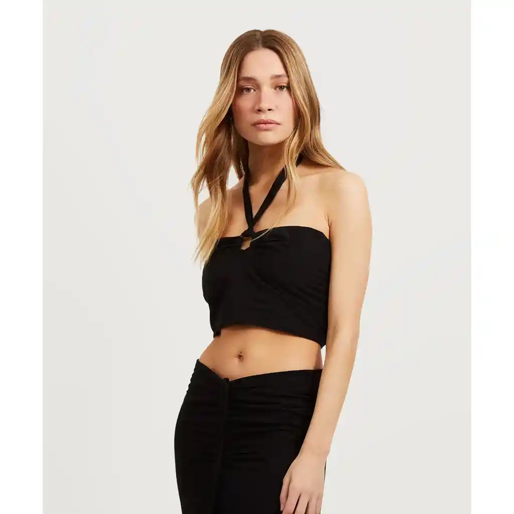 Top Mujer Multiuso M Negro