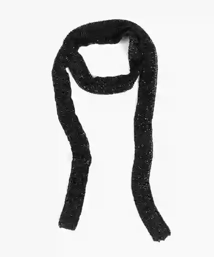 Estola Mujer Mostacillas Negro