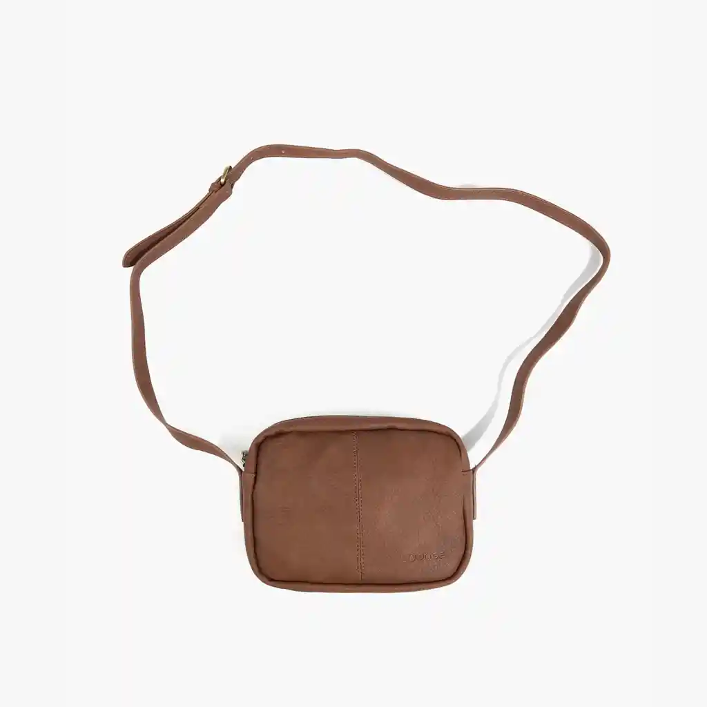 Cartera Bandolera Mujer Mate Café