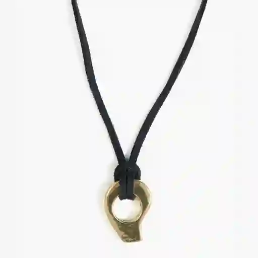 Collar Mujer Cuerito Charm Dorado