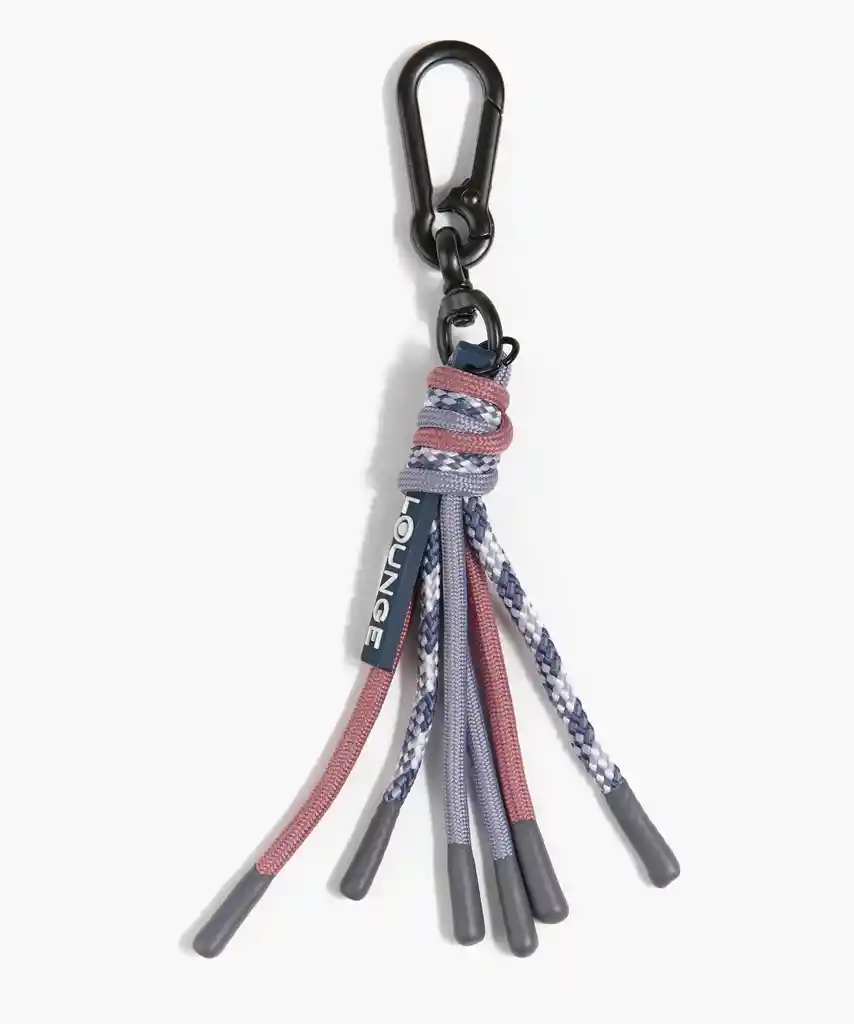 Llavero Mujer Con Cuerdas Azul