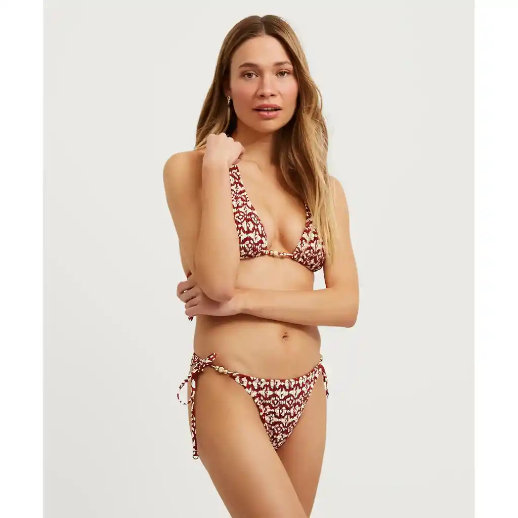 Bikini Mujer Boho M Terracota