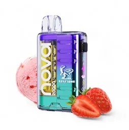 Vaporizador Desechable Nova 20000 Puff - Strawberry Ice Cream