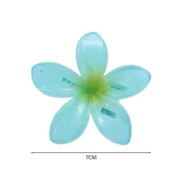 Pinza De Cabello Flor Celeste