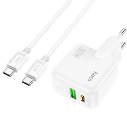 Cargador Hoco C111a Pd30w Usb-c Qc3.0