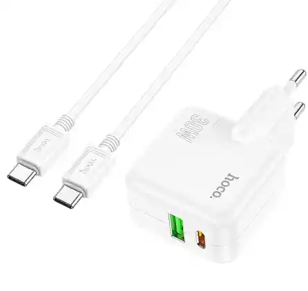 Cargador Hoco C111a Pd30w Usb-c Qc3.0