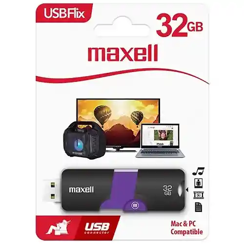 Pendrive Maxell 32gb 3.2 Negro