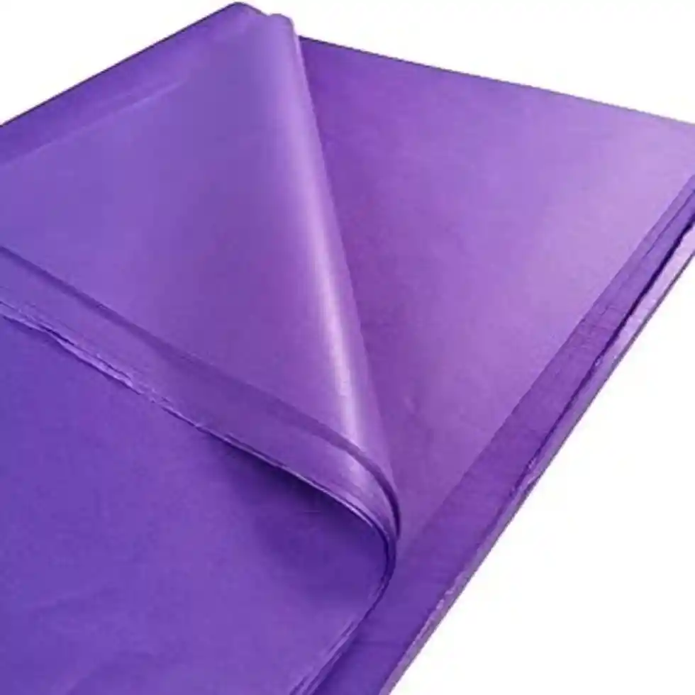 Papel Volantin (seda) Violeta Pack De 5 Unidades