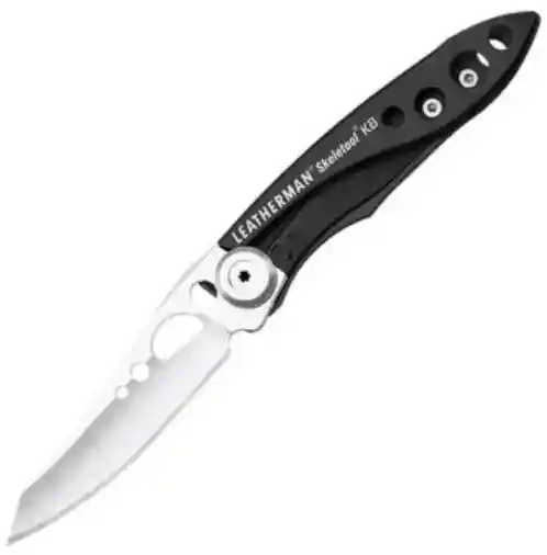 Navaja Skeletool Kbb Bx Black 832385 / Color Gris Metálico / Color Negro