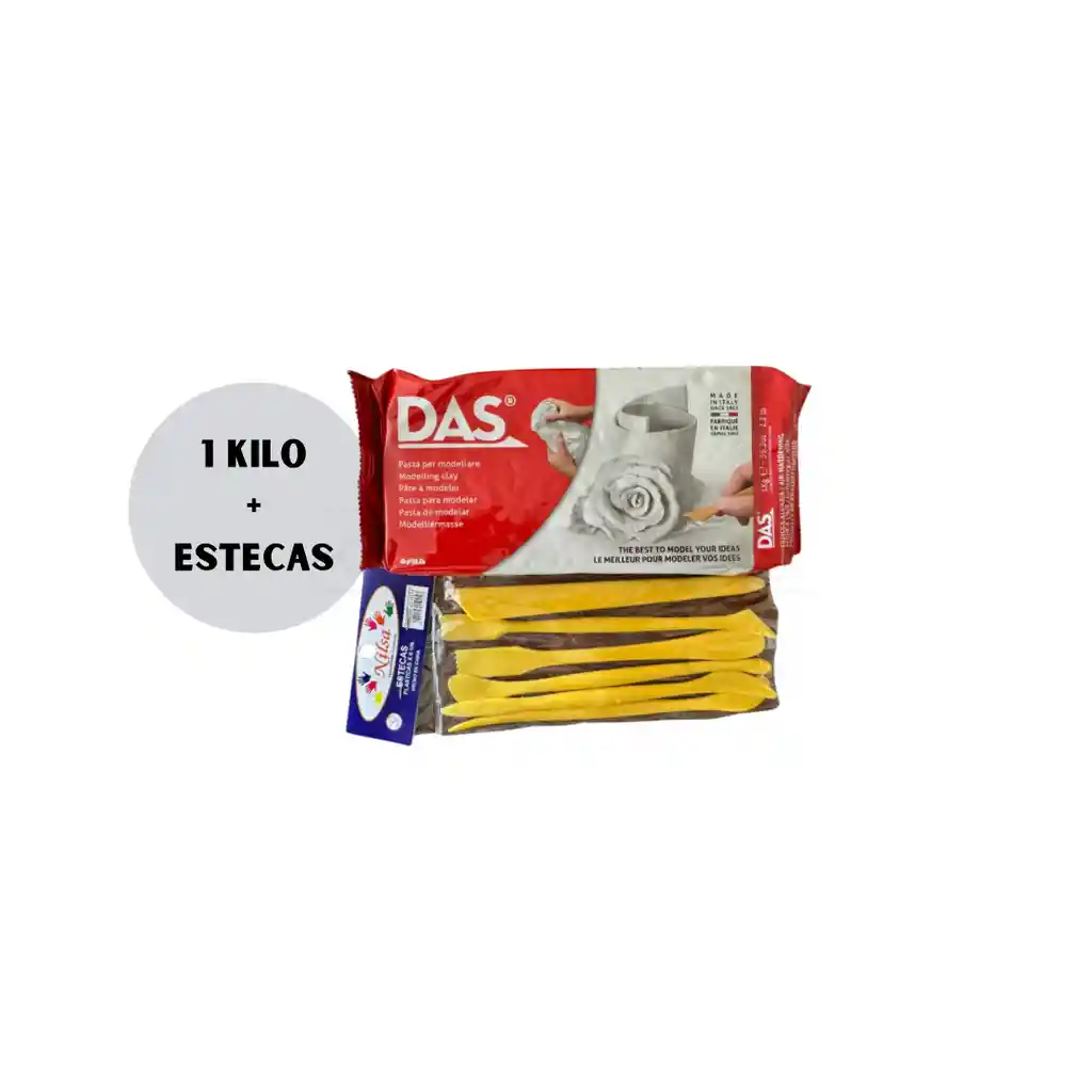 Set Masa Das 1kg Con Estecas